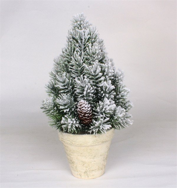 Small Christmas Decorations in Paper Pot.jpg